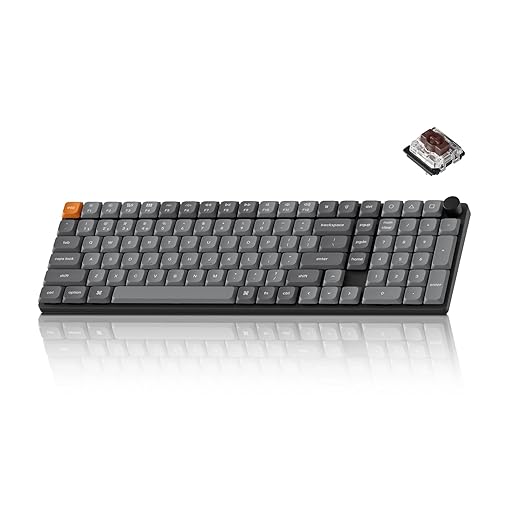 Keychron K17 Max 96% Layout QMK/Launcher Ultra-Slim Wireless/Type-C Wired Mechanical Keyboard