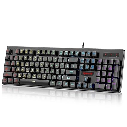 Redragon Dyaus K509 Semi-Mechanical Gaming Keyboard - Front View